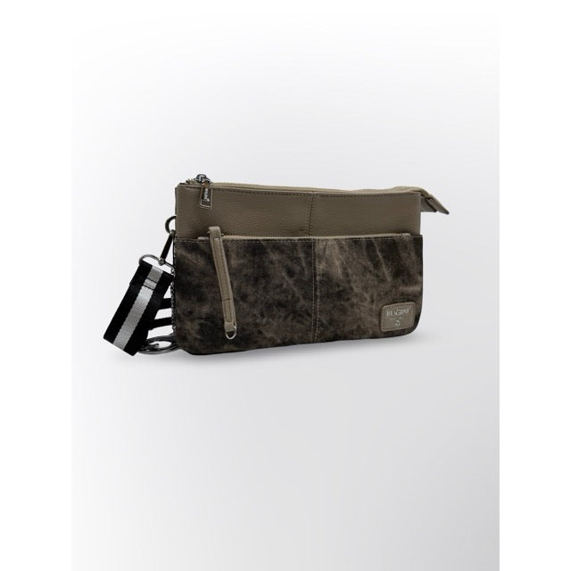 תיק גוף נשים דונה שחור לק  BIAGINI