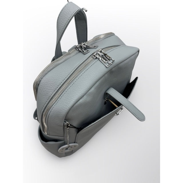תיק גב אריאנה אפור בהיר כחול BIAGINI