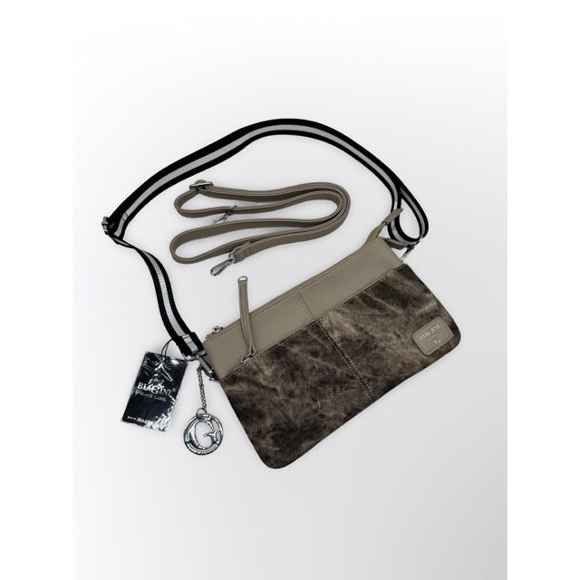 תיק גוף נשים דונה שחור לק  BIAGINI