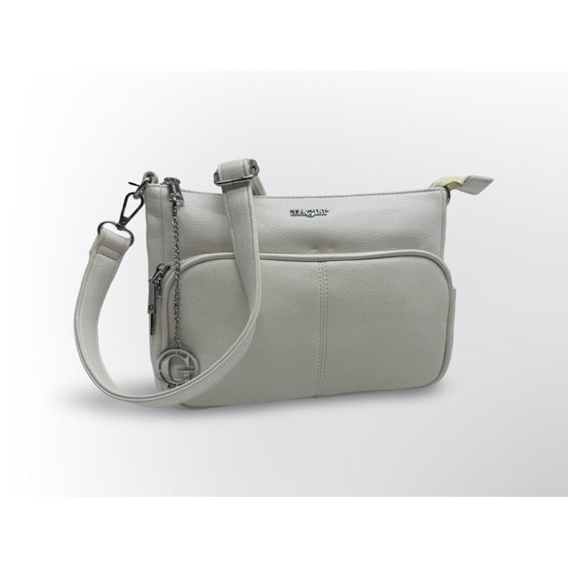 תיק צד קרין שחור ניילון BIAGINI