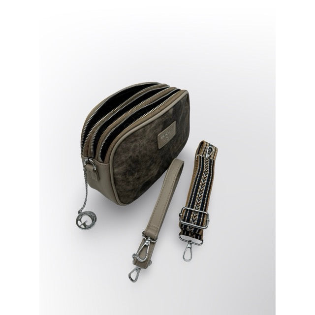 תיק נשים פוליאסטר קאמל פראדה BIAGINI קרייס