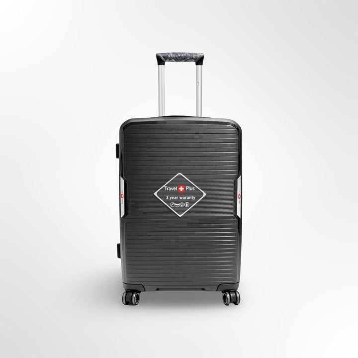 Ttravel-pluse  מזוודה קשיחה 20״ וורוד עתיק גודל עליה למטוס ( ״טרולי״)