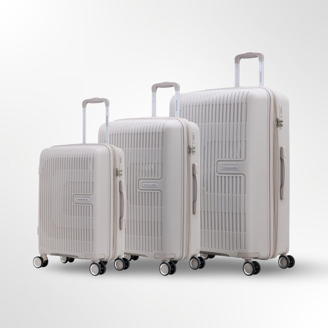 סט 3 מזוודות קשיחות שחור מסדרת SWISS-TRAVEL
