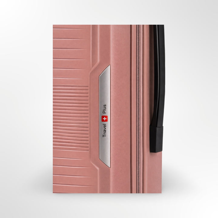 Ttravel-pluse  מזוודה קשיחה 20״ שחור עליה למטוס  ״טרולי״)