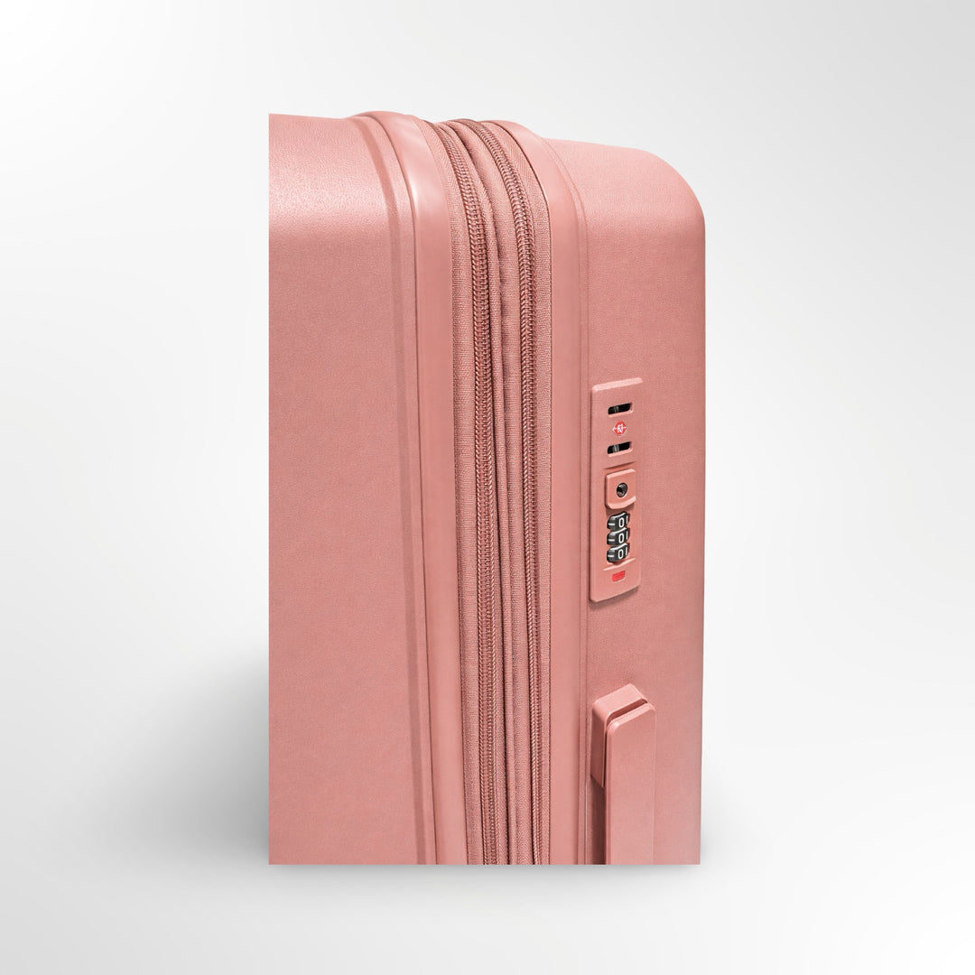 Ttravel-pluse  מזוודה קשיחה 20״ שחור עליה למטוס  ״טרולי״)