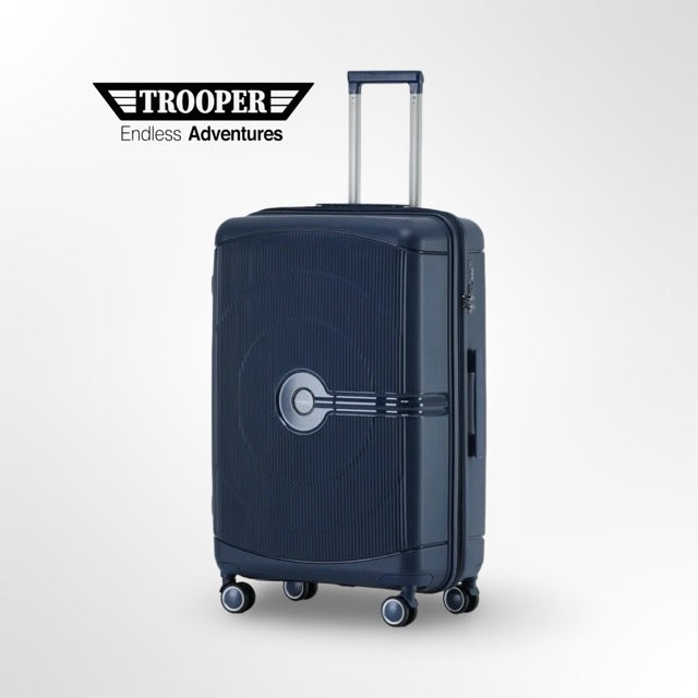 סט מזוודות מתרחבות XXXL בנפח ענק 32"+28"+20" 100% פוליפרופילן בלתי שביר מבית TROOPER דגם NEVADA
